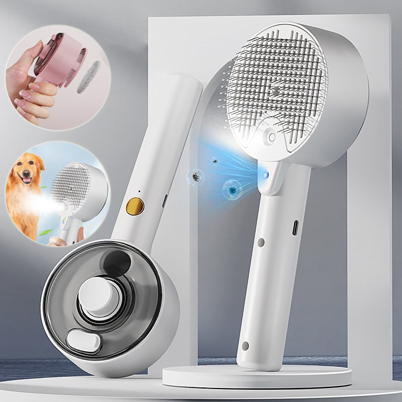 Self-Cleaning Pet Steam Brush β Hair Remover & Grooming Brush for Dogs & Cats
