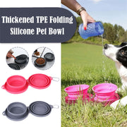Foldable Double Pet Bowl – Portable Food & Water Bowl for Dogs & Cats — 5