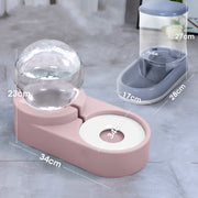 1.8L Automatic Pet Water Fountain & Food Bowl – Gravity Feeder for Dogs & Cats — 9