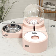 1.8L Automatic Pet Water Fountain & Food Bowl – Gravity Feeder for Dogs & Cats — 13