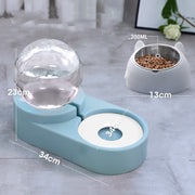 1.8L Automatic Pet Water Fountain & Food Bowl – Gravity Feeder for Dogs & Cats — 2