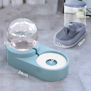 1.8L Automatic Pet Water Fountain & Food Bowl – Gravity Feeder for Dogs & Cats — 7