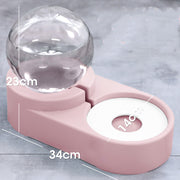 1.8L Automatic Pet Water Fountain & Food Bowl – Gravity Feeder for Dogs & Cats — 8