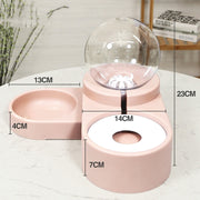 1.8L Automatic Pet Water Fountain & Food Bowl – Gravity Feeder for Dogs & Cats — 11