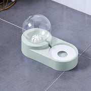 1.8L Automatic Pet Water Fountain & Food Bowl – Gravity Feeder for Dogs & Cats — 6