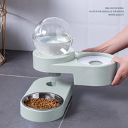 1.8L Automatic Pet Water Fountain & Food Bowl – Gravity Feeder for Dogs & Cats — 10