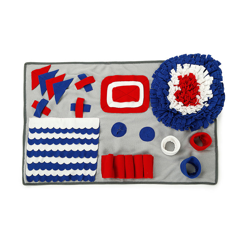Interactive Dog Snuffle Mat – Slow Feeder & Enrichment Puzzle Toy