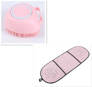 Silicone Pet Bath Brush – Soft Grooming & Massage Brush for Dogs & Cats — 11