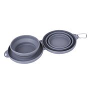 Foldable Double Pet Bowl – Portable Food & Water Bowl for Dogs & Cats — 10