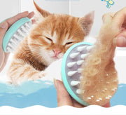 Massage Bath Brush – Soft Silicone Grooming & Shower Brush for Dogs & Cats — 1