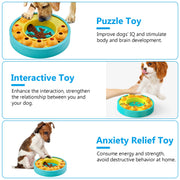Interactive Puzzle Feeder – Slow Feeding & Treat Dispensing Toy for Dogs & Cats — 8