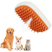 USB Rechargeable Pet Steam Brush – Spray Massage Grooming Comb for Dogs & Cats — 2