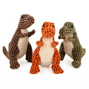 Giant Dinosaur Plush Dog Toy – Interactive Squeaky Chew Toy — 3