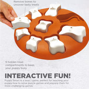 Interactive Dog Puzzle Feeder – Treat Dispensing IQ Training Toy — 2