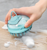Pet Bath Massage Brush – Soft Silicone Grooming Brush for Dogs & Cats — 1