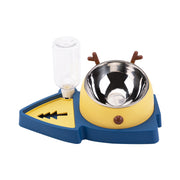 2-in-1 Slow Feeder Dog Bowl with Water Tray | Anti-Choke Pet Food Bowl | Detachable Non-Slip Feeding Bowl for Dogs & Cats — 3