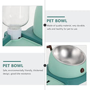 2-in-1 Slow Feeder Dog Bowl with Water Tray | Anti-Choke Pet Food Bowl | Detachable Non-Slip Feeding Bowl for Dogs & Cats — 2