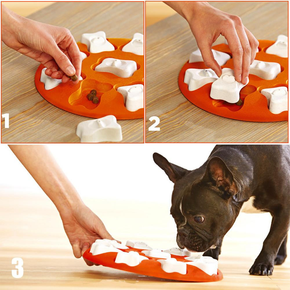 Interactive Dog Puzzle Feeder – Treat Dispensing IQ Training Toy