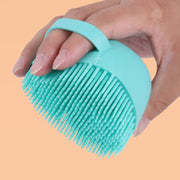 Silicone Pet Bath Brush – Soft Grooming & Massage Brush for Dogs & Cats — 8