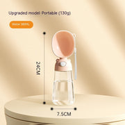 2-in-1 Portable Dog Water Bottle & Food Container – Travel Feeder with Drinking Bowl — 14