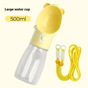 2-in-1 Portable Dog Water Bottle – Leak-Proof Travel Water & Food Container — 13