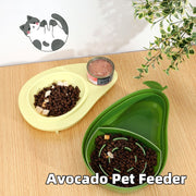 2-in-1 Automatic Pet Feeder – 690ml Water Dispenser & Slow Feed Bowl — 1