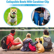 Foldable Double Pet Bowl – Portable Food & Water Bowl for Dogs & Cats — 6