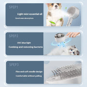 Self-Cleaning Pet Steam Brush – Hair Remover & Grooming Brush for Dogs & Cats — 9