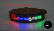 LED Display Dog Harness – Adjustable Reflective Safety Harness — 9