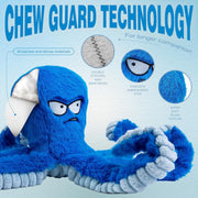 Tough Plush Dog Toy – Interactive Squeaky Tug & Chew Toy — 4
