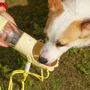 2-in-1 Portable Dog Water Bottle – Leak-Proof Travel Water & Food Container — 3