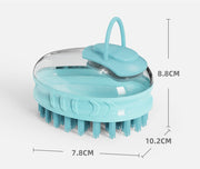 Pet Bath Massage Brush – Soft Silicone Grooming Brush for Dogs & Cats — 4