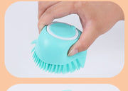 Silicone Pet Bath Brush – Soft Grooming & Massage Brush for Dogs & Cats — 4