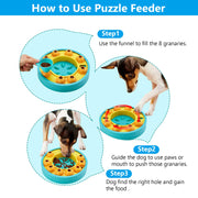 Interactive Puzzle Feeder – Slow Feeding & Treat Dispensing Toy for Dogs & Cats — 6