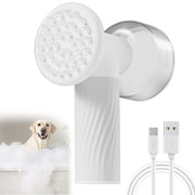 Automatic Foaming Pet Bath Brush – Electric Shampoo Dispenser & Massage Grooming Brush — 8