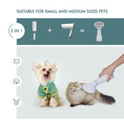 2-in-1 Pet Hair Dryer & Slicker Brush – Professional Grooming Tool for Dogs & Cats — 5