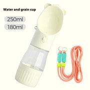 2-in-1 Portable Dog Water Bottle – Leak-Proof Travel Water & Food Container — 14