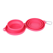 Foldable Double Pet Bowl – Portable Food & Water Bowl for Dogs & Cats — 3