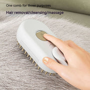 3-in-1 Electric Pet Steam Brush Electric Steam Pet Grooming Comb — 2