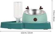 2-in-1 Slow Feeder Dog Bowl with Water Tray | Anti-Choke Pet Food Bowl | Detachable Non-Slip Feeding Bowl for Dogs & Cats — 4