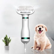 Pet Hair Dryer Comb – 2-in-1 Grooming & Drying Brush for Dogs & Cats — 3