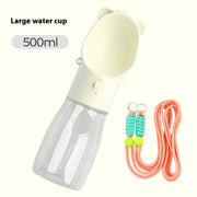 2-in-1 Portable Dog Water Bottle – Leak-Proof Travel Water & Food Container — 11