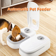 Automatic Pet Feeder – Programmable Food Dispenser with Stainless Steel Bowl — 1