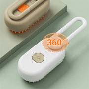 3-in-1 Electric Pet Steam Brush Electric Steam Pet Grooming Comb — 7