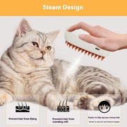 USB Rechargeable Pet Steam Brush – Spray Massage Grooming Comb for Dogs & Cats — 7