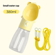 2-in-1 Portable Dog Water Bottle – Leak-Proof Travel Water & Food Container — 5