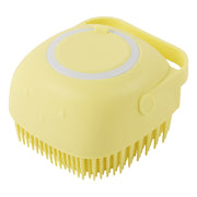 Silicone Pet Bath Brush – Soft Grooming & Massage Brush for Dogs & Cats — 18